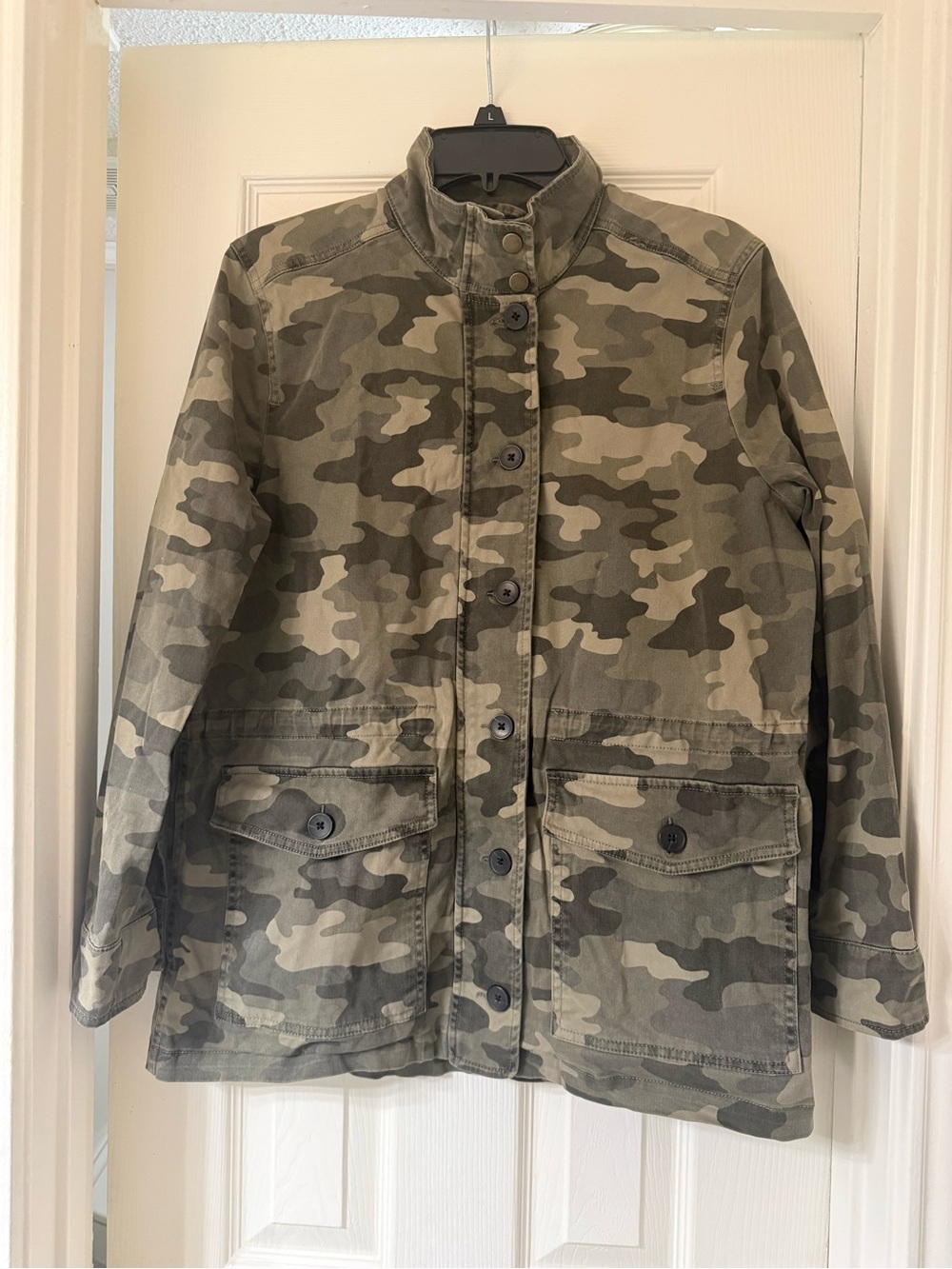 Lucky Brand Women's Olive & Khaki Camo Field Jacket